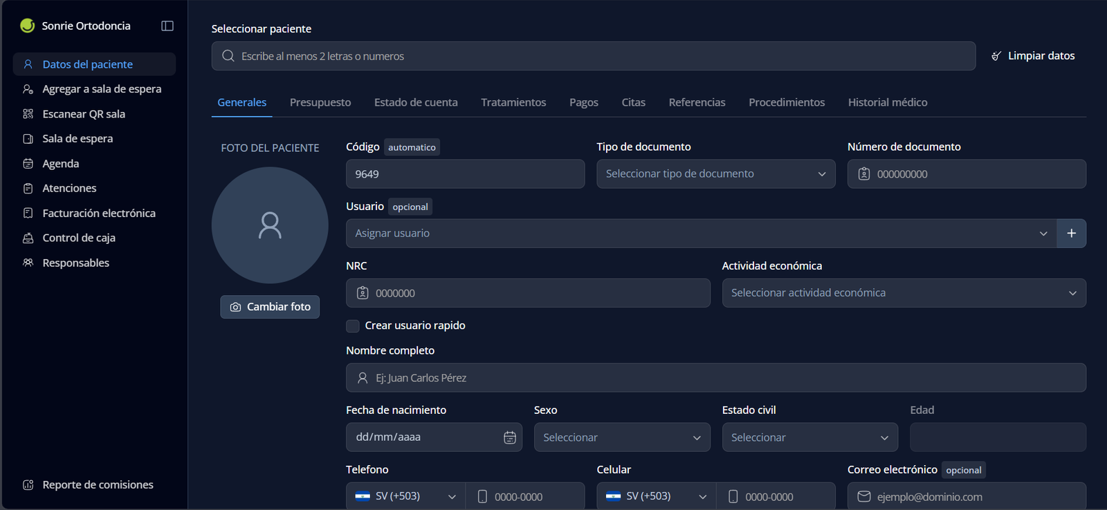 Imagen del modulo Expediente clinico
